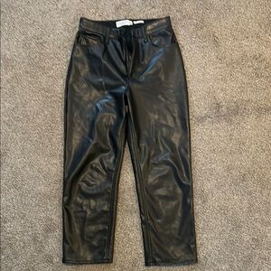 Abercrombie Vegan Leather Pants